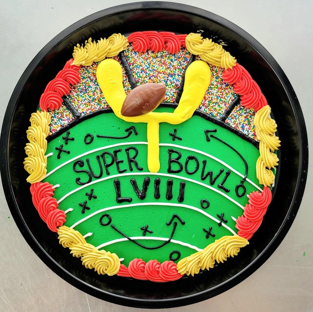 Super bowl store cakes