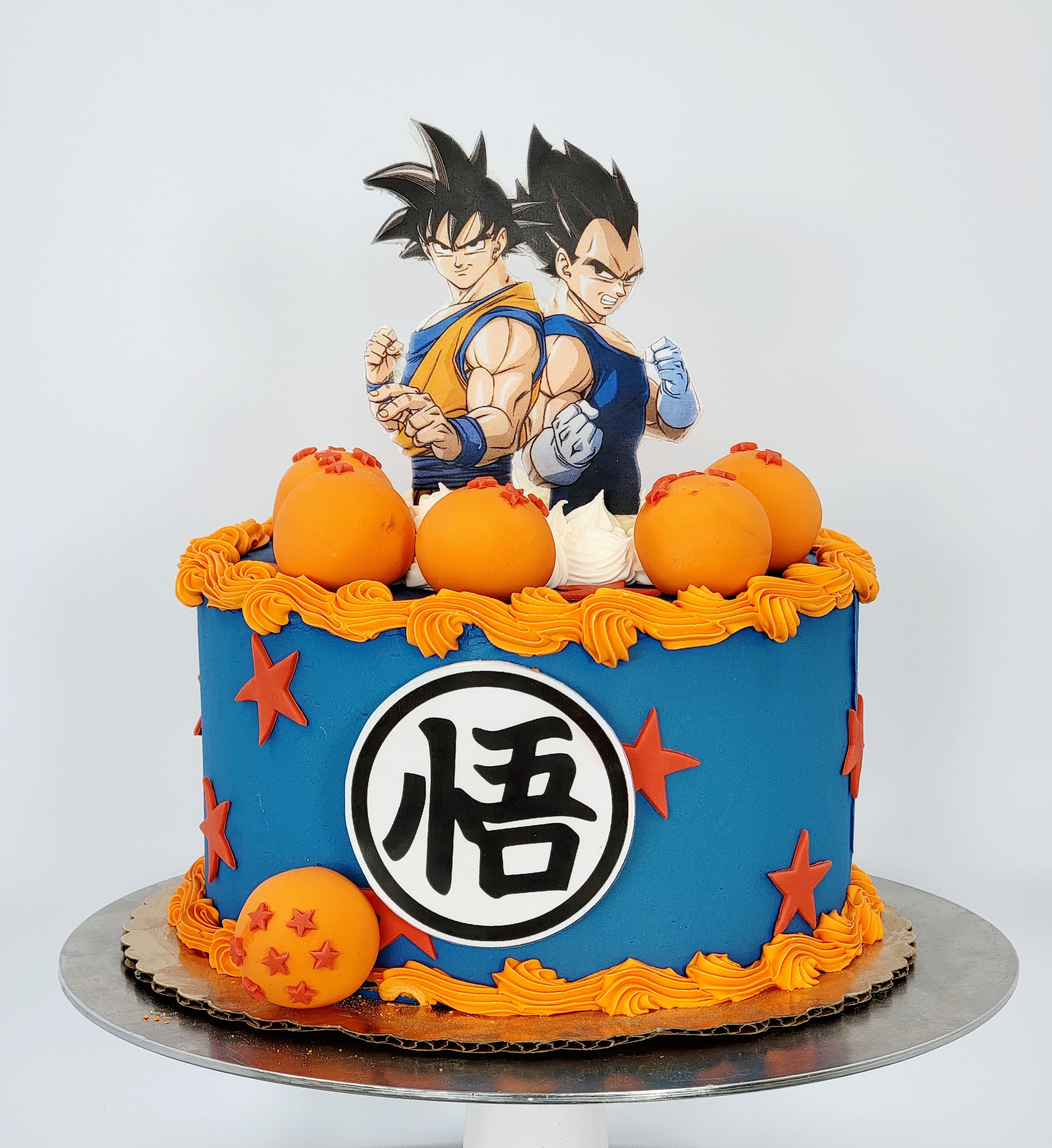 Dragon Ball Super Goku Ultra Instinct - Edible Cake Topper - 11.7 x 17.5  Inches 1/2 Sheet rectangular - Walmart.com